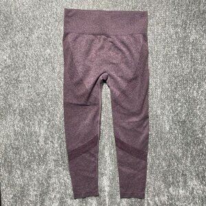 High Rise Leggings Women's Size Large Dusky Pink Heathered Flattering